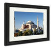 Framed Print, Hagia Sophia Mosque In Instanbul Turkey