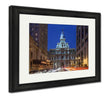 Framed Print, City Hall At Night In Philadelphipennsylvania