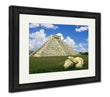 Framed Print, Mayan Ruins Chichen Itza Mexico