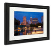Framed Print, Indianapolis Skyline At Night