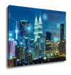 Gallery Wrapped Canvas, Smart City And Wireless Communication Network Abstract Image Visual Internet Of