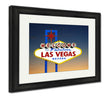Framed Print, Welcome To Las Vegas Sign