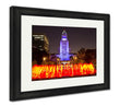 Framed Print, Los Angeles City Hall As Seen From The Grand Park