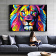 Watercolor Lion Pop Art Posters And Prints Abstract Animals Canvas Art Wall Paintings Cuadros Pictures For Living Room Decor